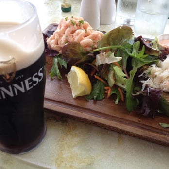 The Boatyard Restaurant - Shrimp and crab open sandwich on homemade brown bread - Irish Near Me - Dingle, Kentucky
