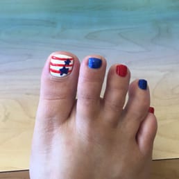 I did my own big toe design because they said they didn't know how...... I did my own big toe design because they said they didn't know how......