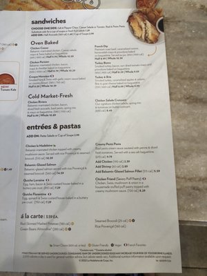 Menu photo 2 la Madeleine Lubbock, TX Menu photo 2 la Madeleine Lubbock, TX