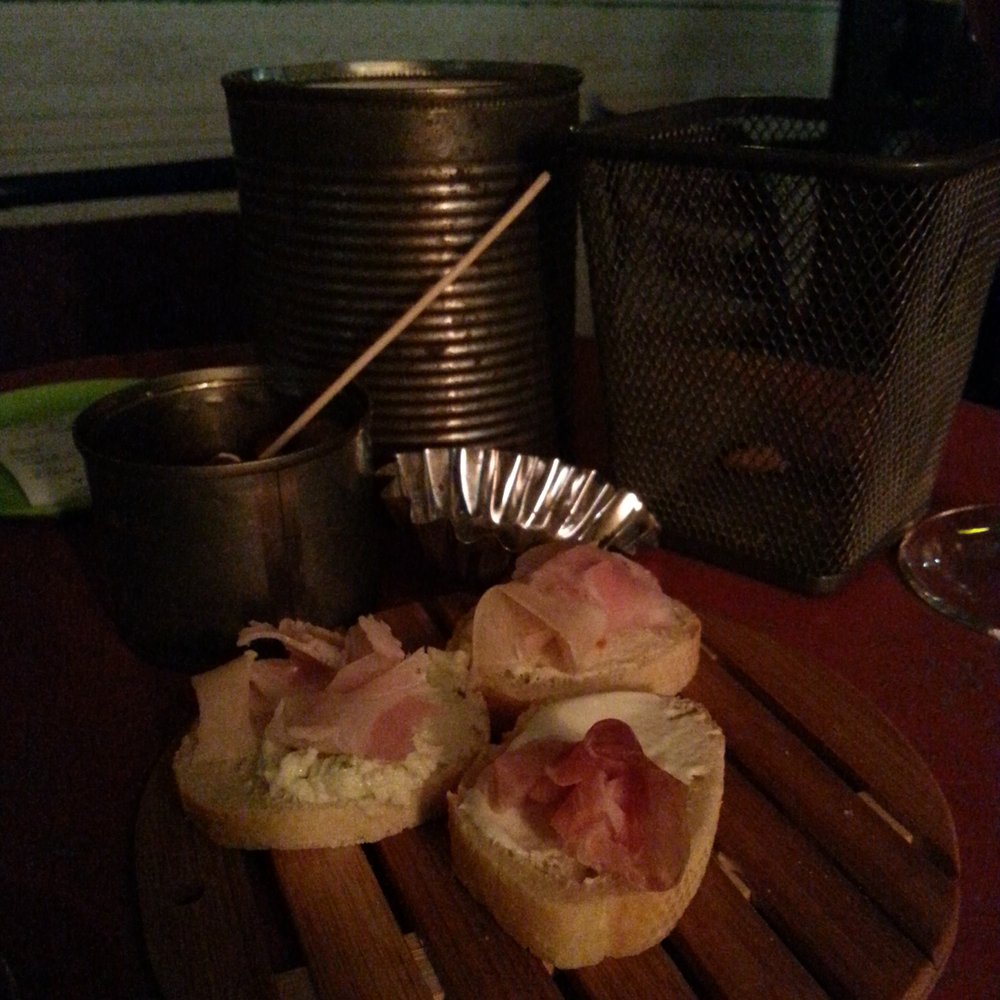 Chiosco Mentana - Aperitivo served along with olives and peanuts in a tin can. - Bars Near Me - Milan, Michigan Chiosco Mentana - Aperitivo served along with olives and peanuts in a tin can. - Bars Near Me - Milan, Michigan