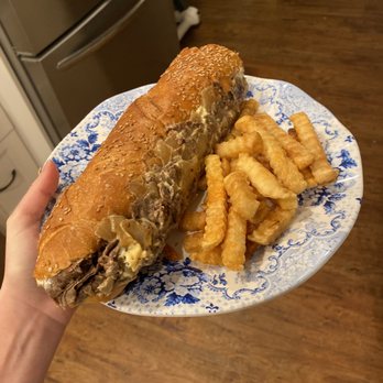 DELCO Steaks - Cheesesteak with American and fried onions - Cheesesteaks Near Me - Broomall, Pennsylvania