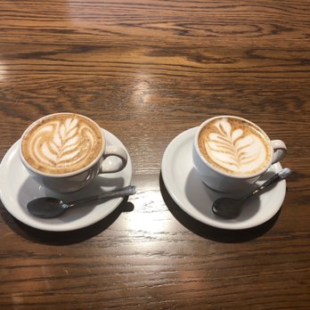 Medici Roasting - Fall space Cappuccino, smells amazing first off! And it tastes to match! This quiet Sunday place is very clean. Recommend! - Coffee & Tea Near Me - Austin, Texas