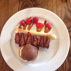 The Muddy Duck - Double chocolate brownie (the white stripe is marshmallow)