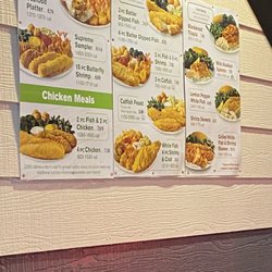 Captain D's - More menu options on the building.