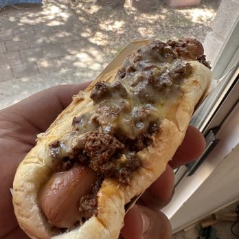 Ma Malou’s - 6" chili cheese dog. Loved the homemade chili! - Asian Fusion Near Me - Canyon Lake, Texas