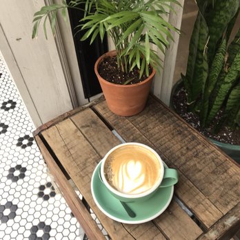 Urban Backyard - Lavender latte, comes with 2 espresso shots and is DELICIOUS!! - Coffee & Tea Near Me - New York, New York Urban Backyard - Lavender latte, comes with 2 espresso shots and is DELICIOUS!! - Coffee & Tea Near Me - New York, New York