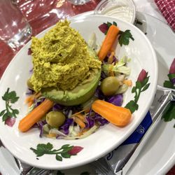 La India Packing - Curry Chicken Salad stuffed Avocado is still my fav!!