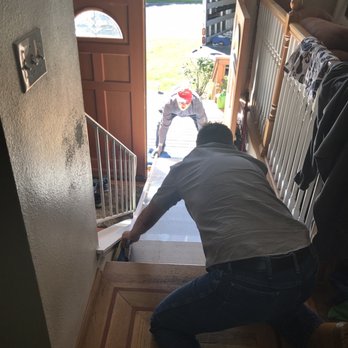 Piano Moving Art - Placing the ramp! - Piano Services Near Me - Everett, Washington Piano Moving Art - Placing the ramp! - Piano Services Near Me - Everett, Washington