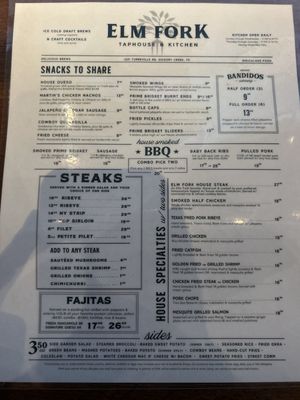 Menu photo 1 Elm Fork Taphouse & Kitchen Hickory Creek, TX Menu photo 1 Elm Fork Taphouse & Kitchen Hickory Creek, TX