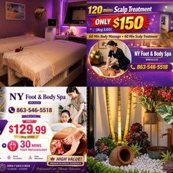 NY Foot & Body Spa - 120 mins scalp treatment only $ 150 ( Reg $ 210 )