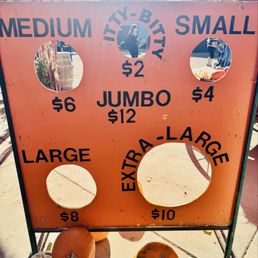 Pumpkin prices! Pumpkin prices!