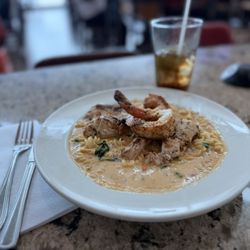 City of Dallas, Texas - Airport eats - average and pricy at $30 something for overcooked pasta