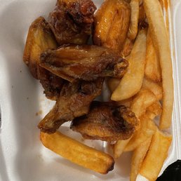 Chicken 1. 6 Wings, Fries and Drink Chicken 1. 6 Wings, Fries and Drink