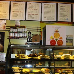 The Freighthouse Market & Cafe - espresso menu and pastry case... all homemade!