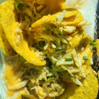 Nola Shrimp Box - Crab meat nachos - Seafood Near Me - Harvey, Louisiana Nola Shrimp Box - Crab meat nachos - Seafood Near Me - Harvey, Louisiana