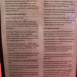 Ollie's Juke Joint and Cafe - Menu