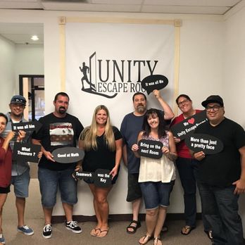Unity Escape Rooms - Team Chicken and Cake escaped into second place this week by finding the treasure with 5:38 remaining! - Escape Games Near Me - Redlands, California Unity Escape Rooms - Team Chicken and Cake escaped into second place this week by finding the treasure with 5:38 remaining! - Escape Games Near Me - Redlands, California