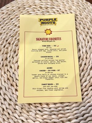 Menu photo 3 Purple Roots Jacksonville, FL Menu photo 3 Purple Roots Jacksonville, FL