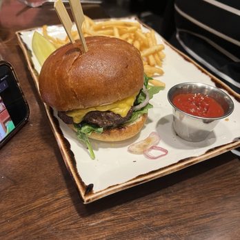 Reflections - Original burger and fries - New American Near Me - Romulus, Michigan