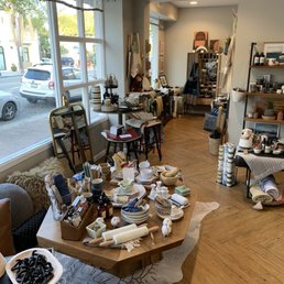 Inside view of the store out the front window