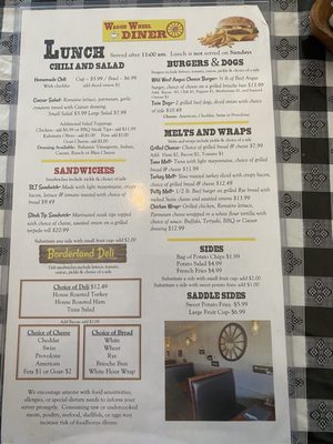 Menu photo 5 Wagon Wheel Diner Sharon, MA