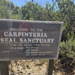 Seal sanctuary sign