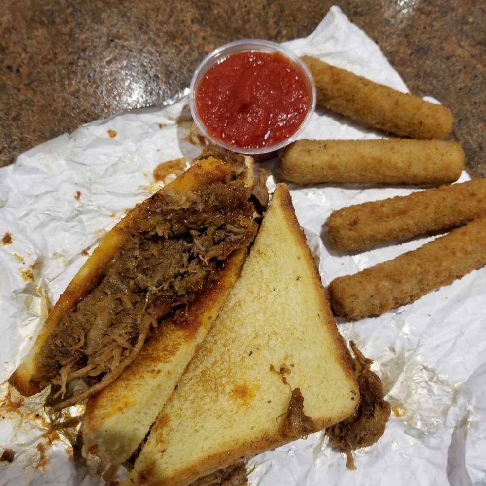 Billy Boy's - Memphis BBQ sandwich and mozzarella sticks - Barbeque Near Me - Oak Lawn, Illinois Billy Boy's - Memphis BBQ sandwich and mozzarella sticks - Barbeque Near Me - Oak Lawn, Illinois