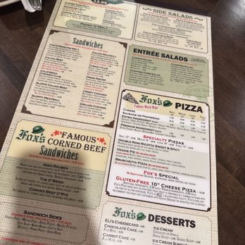 Fox's Restaurant & Pub - Pizza Near Me - Oak Lawn, Illinois