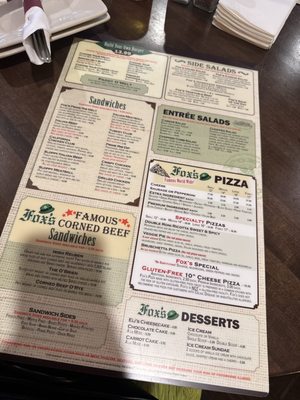 Menu photo 1 Fox's Restaurant & Pub Oak Lawn, IL