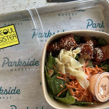 Seoul Sister - Crispy Pork belly bowl. Highly recommend! - Korean Near Me - Anaheim, California