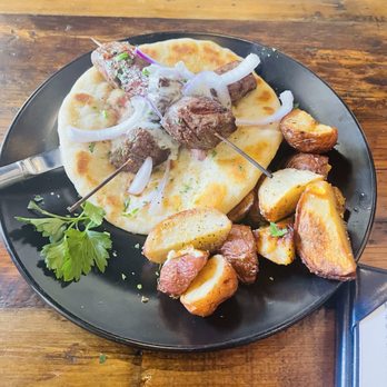Ziziki's - Sliced Leg of Lamb Gyro Lunch - Greek Near Me - Dallas, Texas Ziziki's - Sliced Leg of Lamb Gyro Lunch - Greek Near Me - Dallas, Texas
