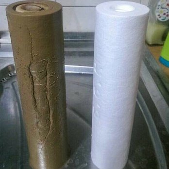 Blue Gold For Life - Before and after of my water filtration, what a huge difference! - Water Purification Services Near Me - Beverly Hills, California