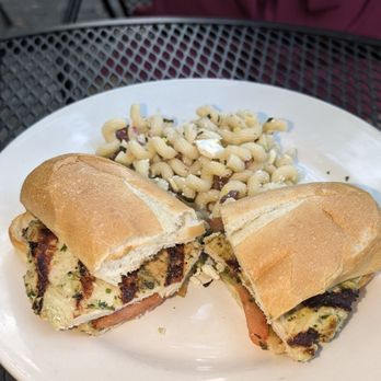Europa Bar & Cafe - Chicken tomato basil and pasta salad - Modern European Near Me - Greensboro, North Carolina Europa Bar & Cafe - Chicken tomato basil and pasta salad - Modern European Near Me - Greensboro, North Carolina