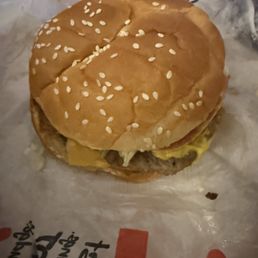 Double cheeseburger