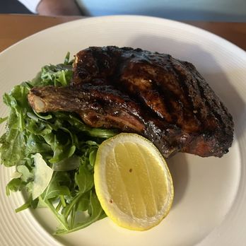 Vacanza Romana - The very dry grilled pork chop. Looks we're deceiving. - Italian Near Me - El Dorado Hills, California Vacanza Romana - The very dry grilled pork chop. Looks we're deceiving. - Italian Near Me - El Dorado Hills, California