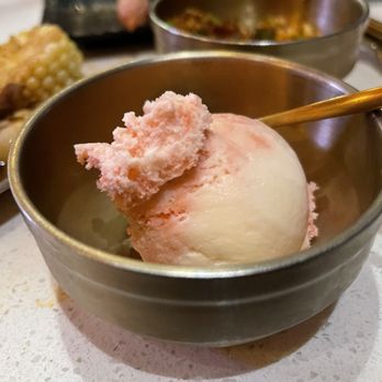 Fiery Hot Pot and Grill - Strawberry ice cream was amazing! - Hot Pot Near Me - San Francisco, California