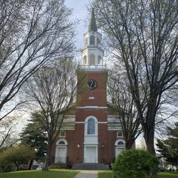 First Unitarian Universalist Society - The front of the building which is at the top of Church ST