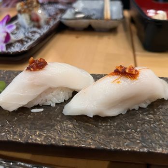 Aki Sushi and Ramen - Escolar Nigiri - Sushi Bars Near Me - Sugar Land, Texas Aki Sushi and Ramen - Escolar Nigiri - Sushi Bars Near Me - Sugar Land, Texas
