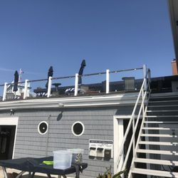 Buffalo Yacht Club - Upstairs patio seating