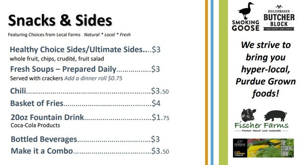 Menu photo 1 Boiler Bistro West Lafayette, IN