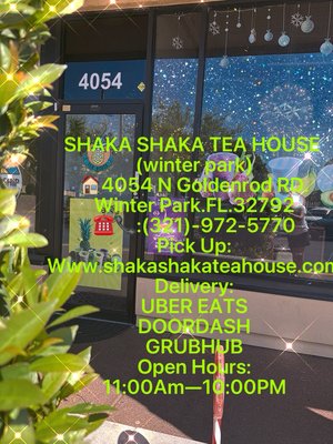 Menu photo 1 Shaka Shaka Tea House Winter Park, FL Menu photo 1 Shaka Shaka Tea House Winter Park, FL