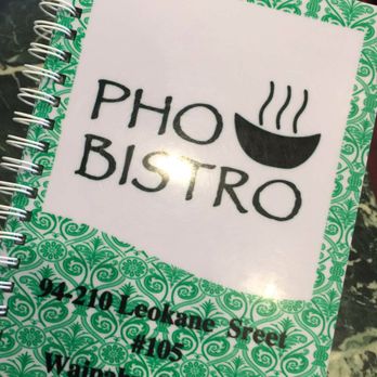 Pho Bistro - Wow they have a booklet of many choices!!! So pick wisely - Vietnamese Near Me - Waipahu, Hawaii