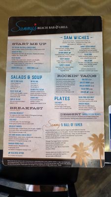 Menu photo 2 Sammy's Beach Bar And Grill Kahului, HI Menu photo 2 Sammy's Beach Bar And Grill Kahului, HI