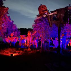 Magic of the Jack O'Lanterns - Ghostly graveyard