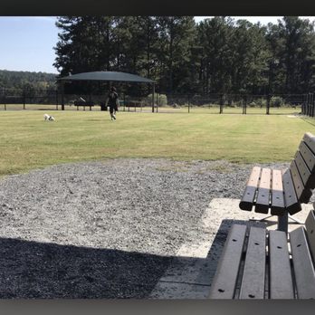 Harbins Dog Park - Inside small dog area - Dog Parks Near Me - Dacula, Georgia