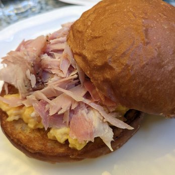 bella aurora - Scrambled eggs and porchetta sandwich - Restaurants Near Me - México, D.F., DIF bella aurora - Scrambled eggs and porchetta sandwich - Restaurants Near Me - México, D.F., DIF