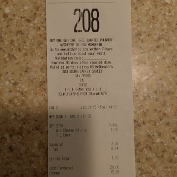 McDonald's - Lunch time - Fast Food Near Me - San Pedro, California