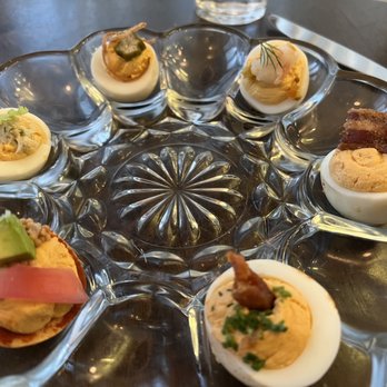 Billy Can Can - Assorted Deviled Eggs - Steakhouses Near Me - Dallas, Texas Billy Can Can - Assorted Deviled Eggs - Steakhouses Near Me - Dallas, Texas