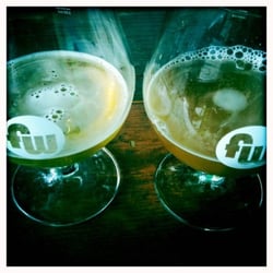Funkwerks - White (left) and Wild Apricot