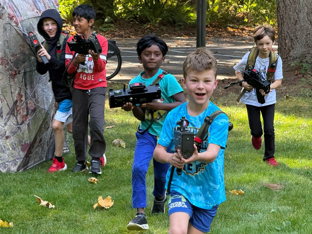 Silver Adventures Laser Tag Logo